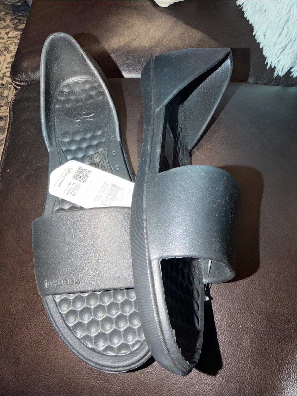 Black Joybees Slide Sandals - Casual Slip-On